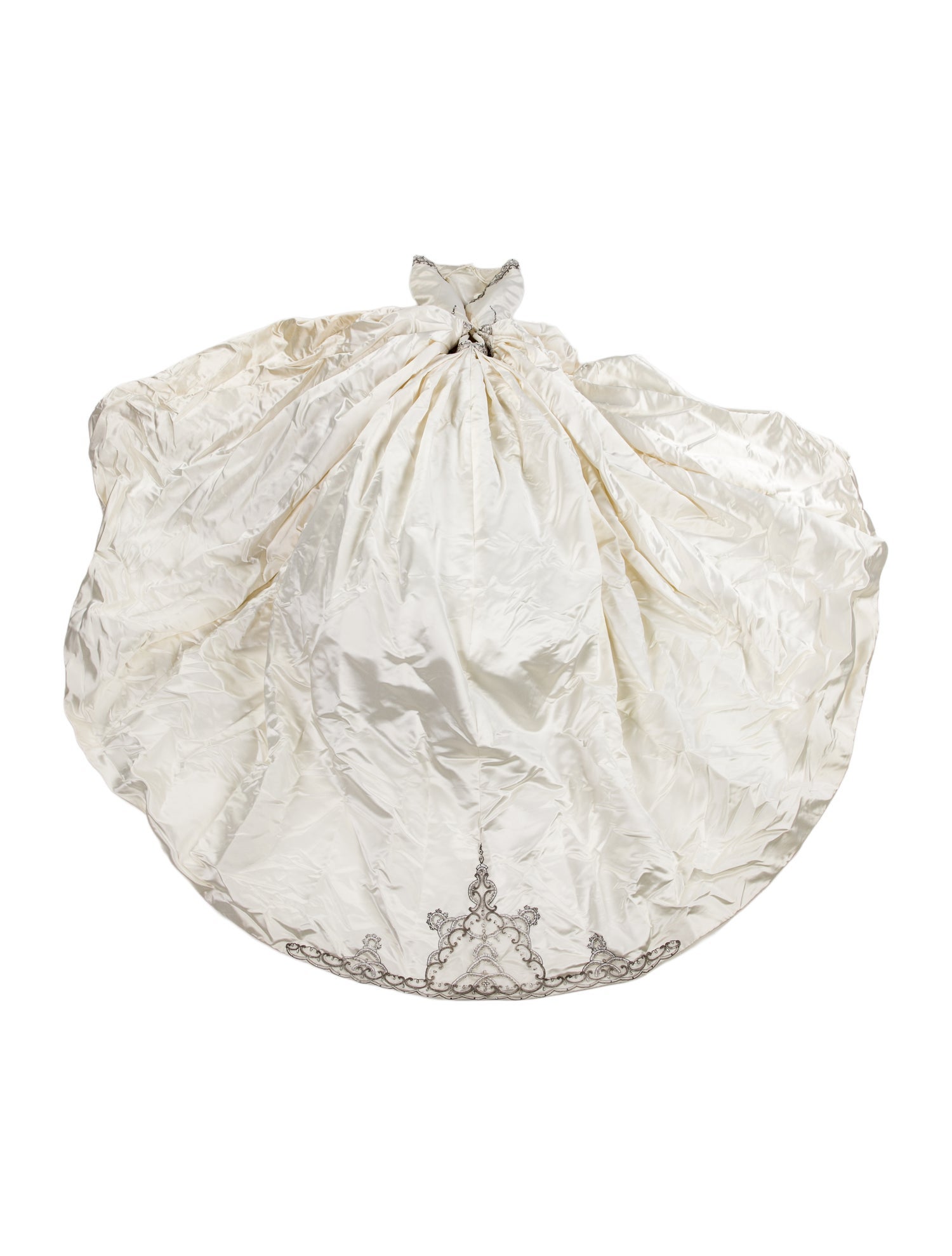 Reem Acra Strapless Long Dress