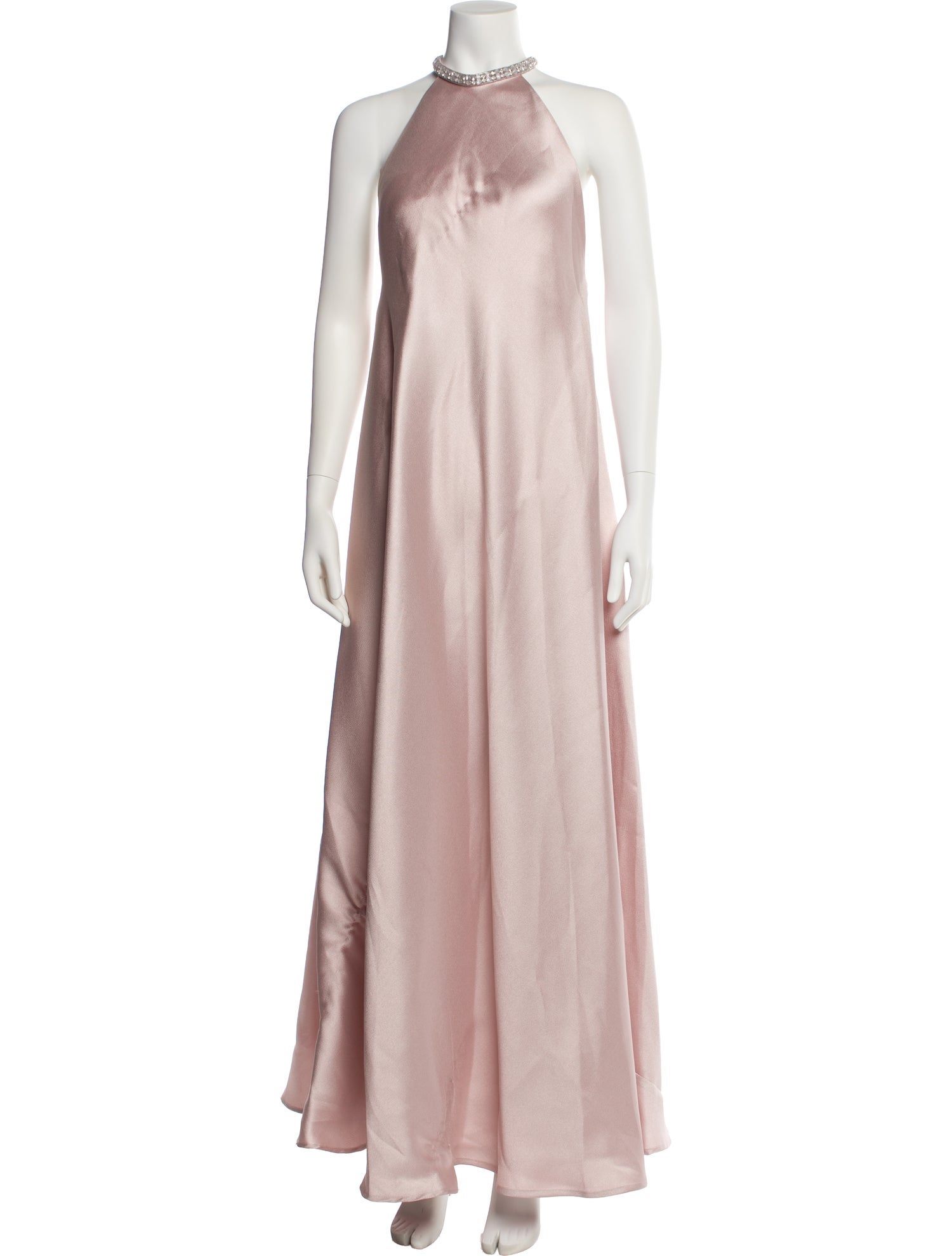 Reem Acra Halterneck Long Dress