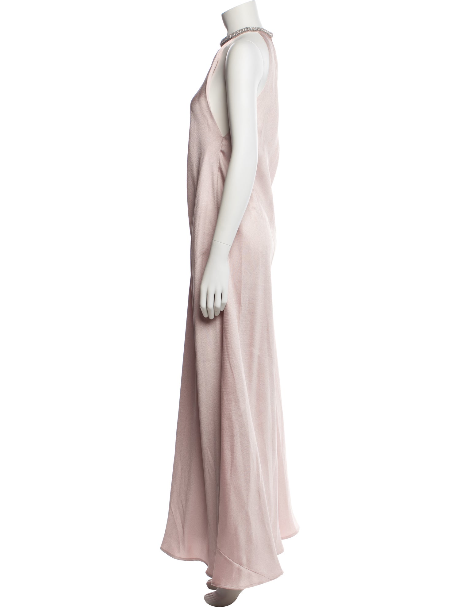 Reem Acra Halterneck Long Dress