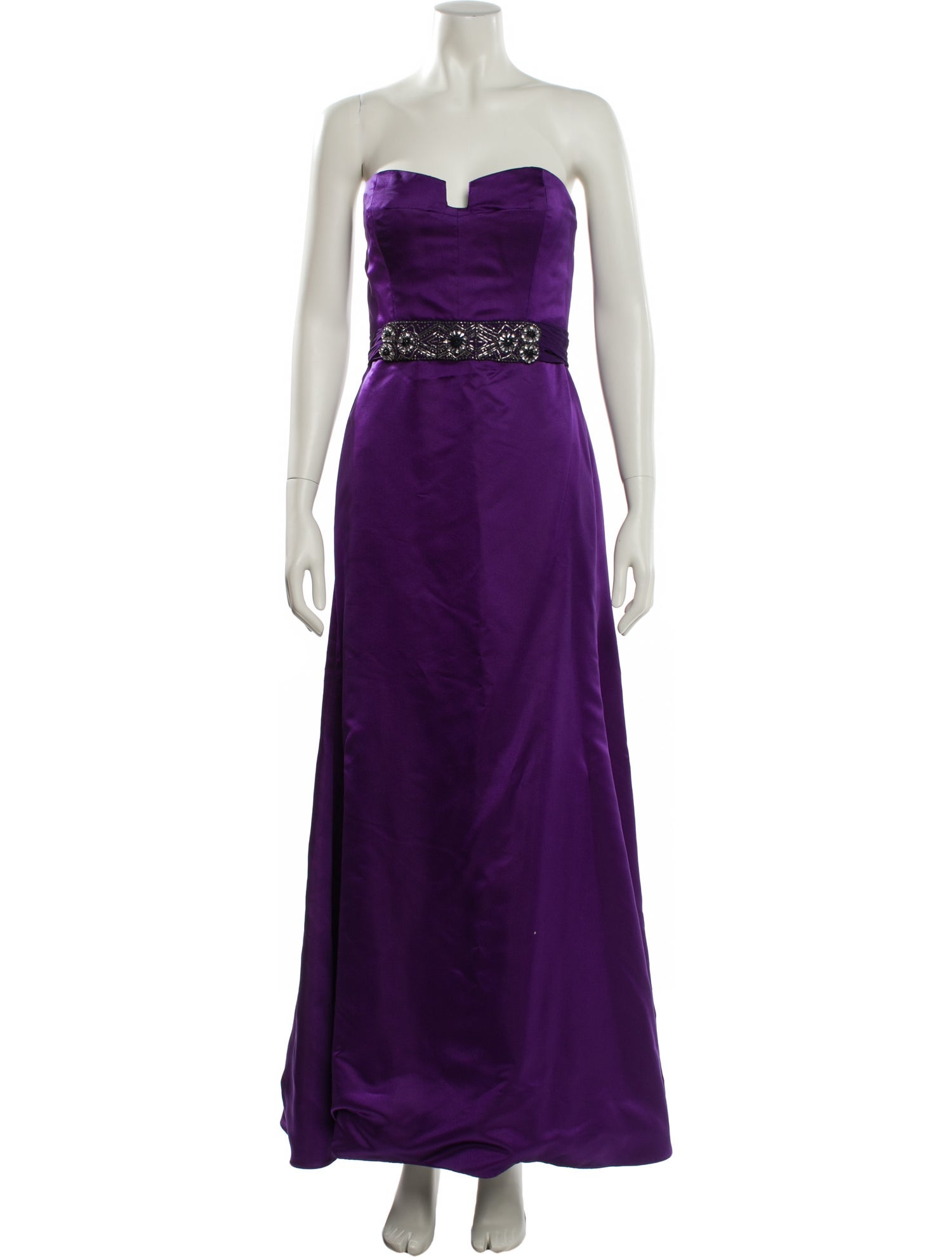 Reem Acra Silk Long Dress