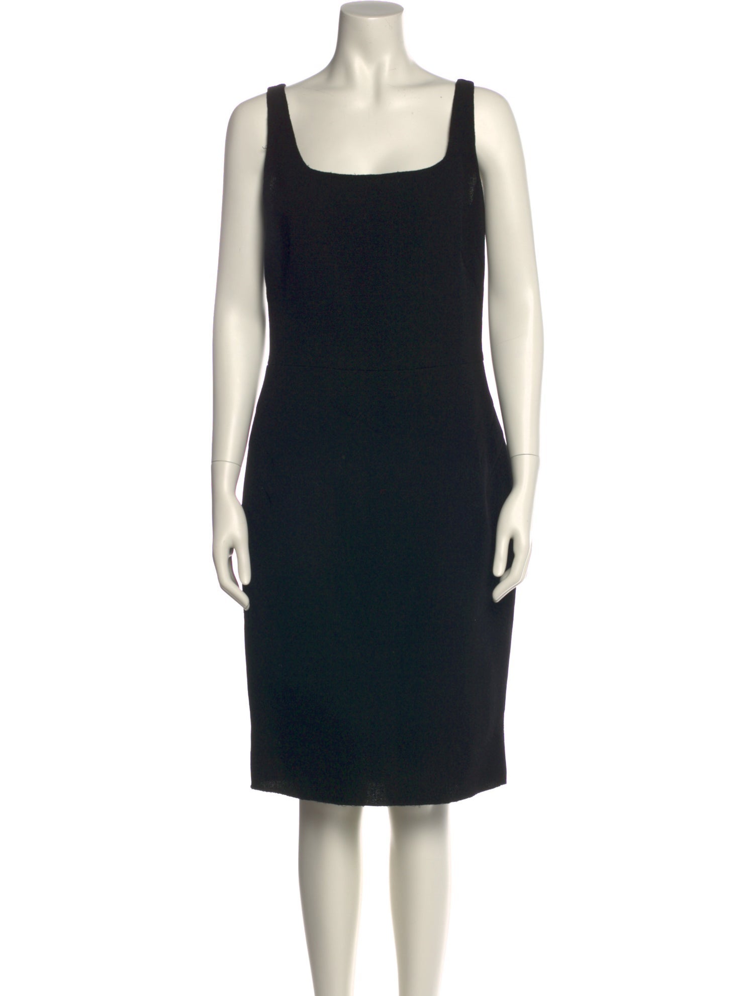 Reem Acra Wool Midi Length Dress