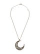 Renee Lewis Crescent Pendant Necklace