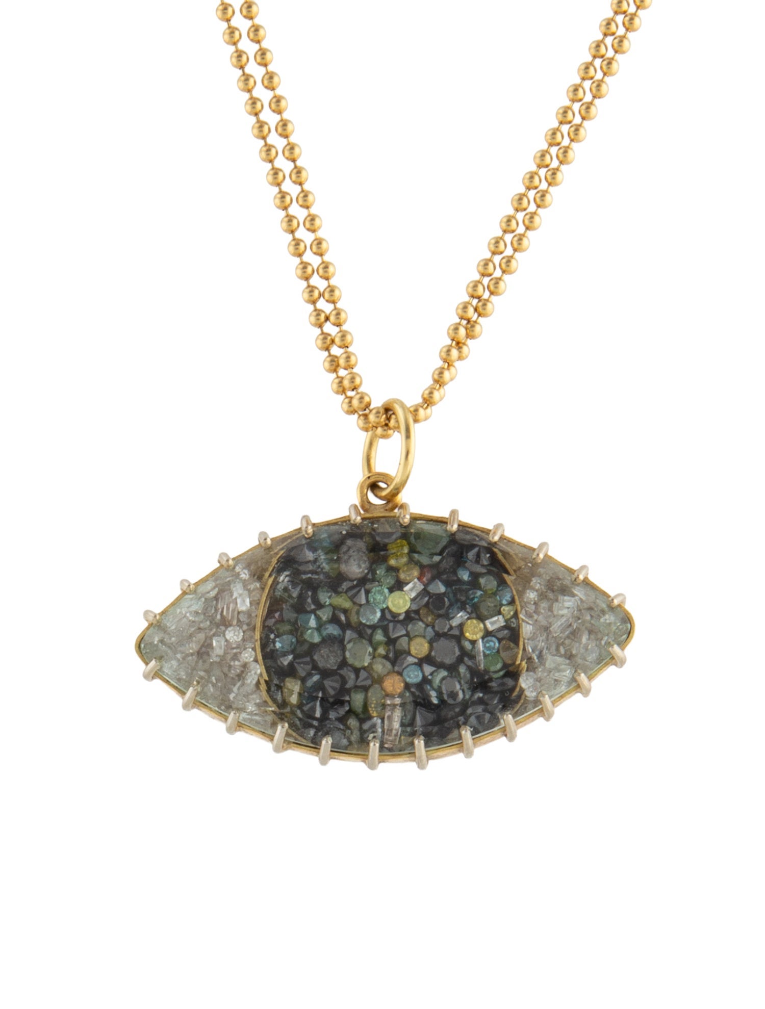 Renee Lewis Diamond Shake Necklace - Pendant Necklace, Necklaces