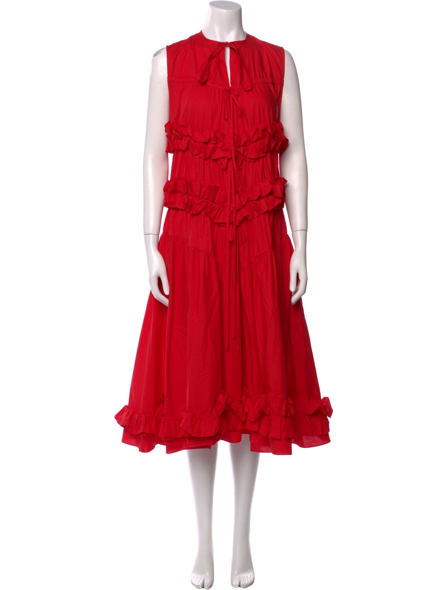 Renaissance Renaissance Crew Neck Midi Length Dress