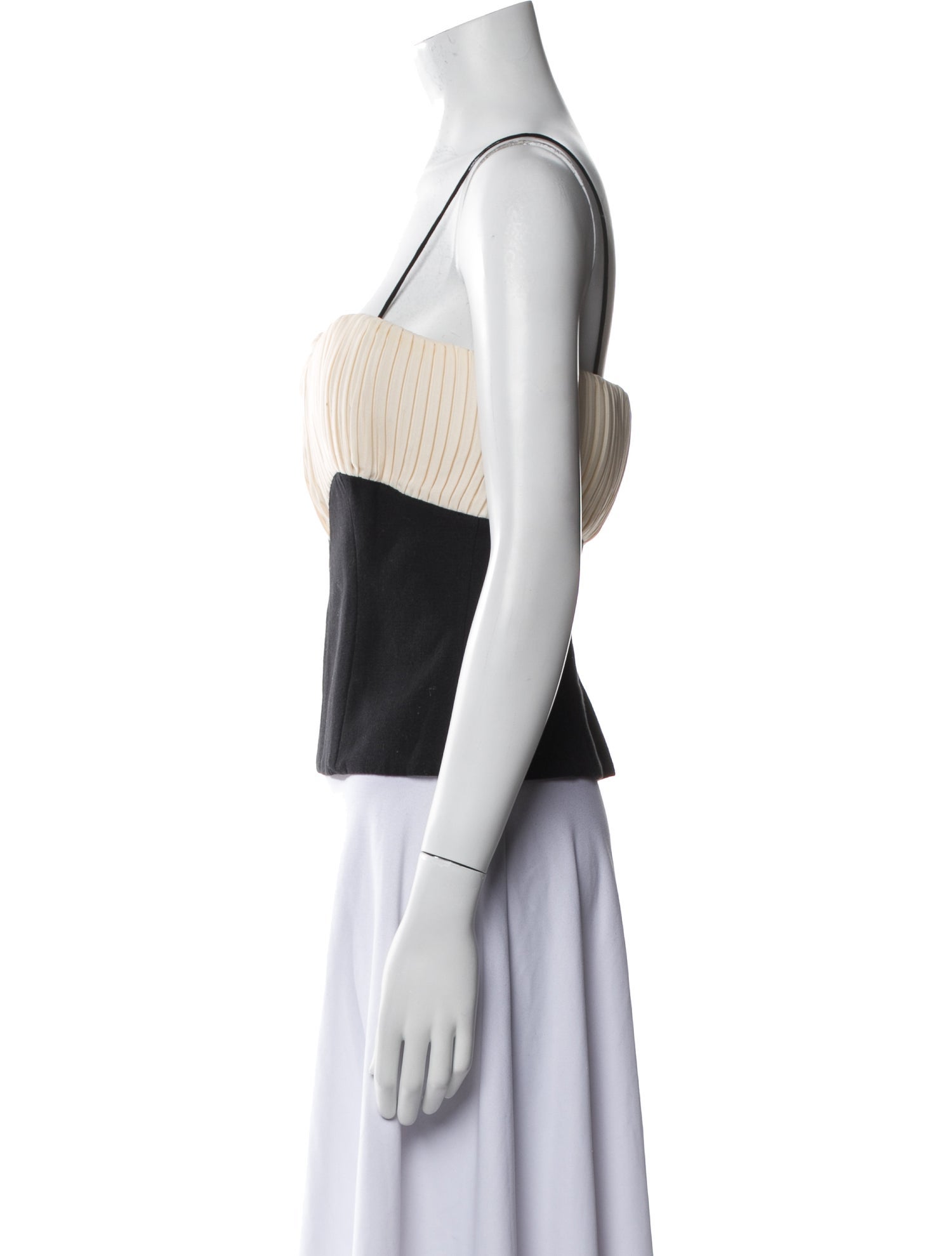 Renaissance Renaissance Square Neckline Sleeveless Crop Top