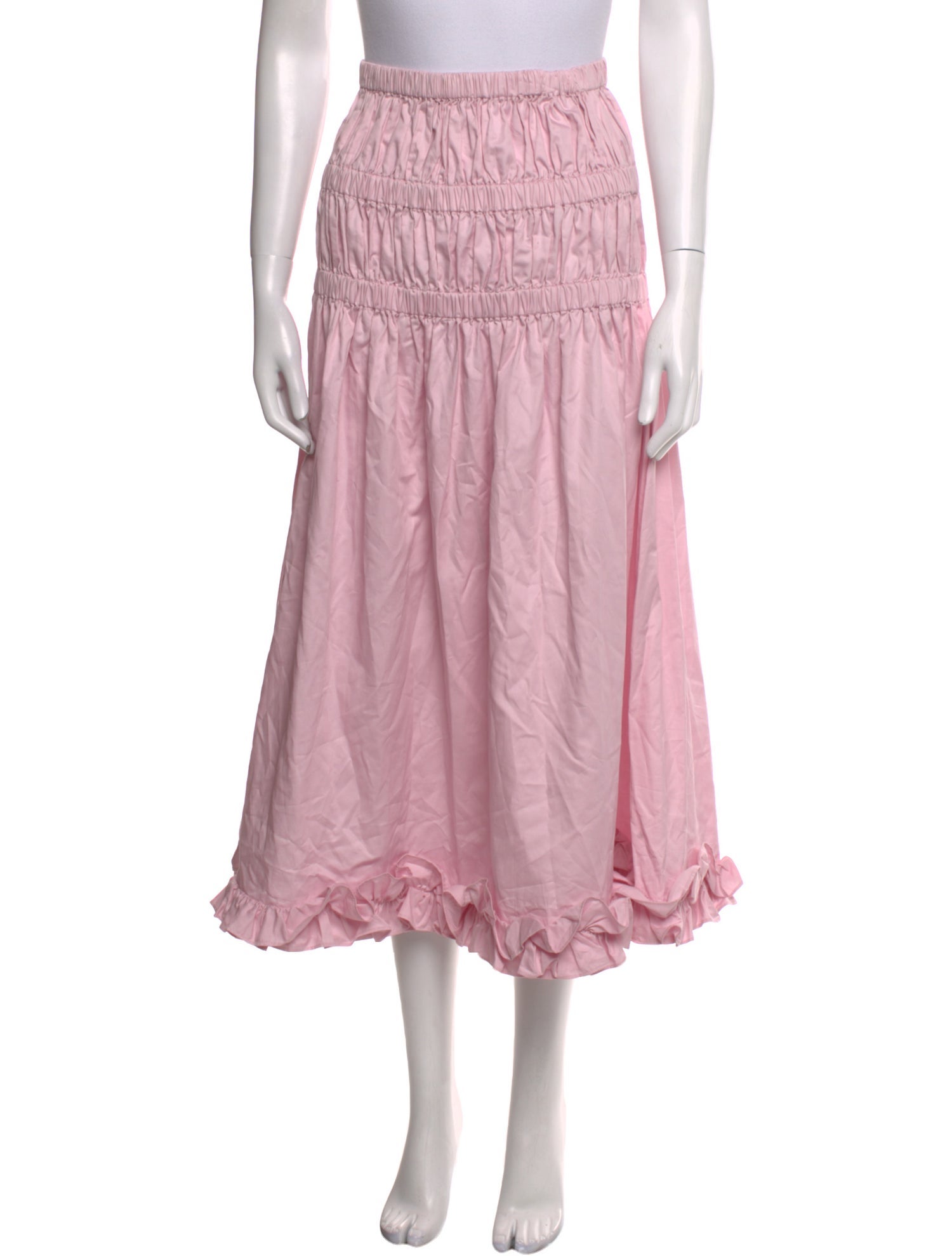 Renaissance Renaissance Ruffle Embellishment Midi Length Skirt