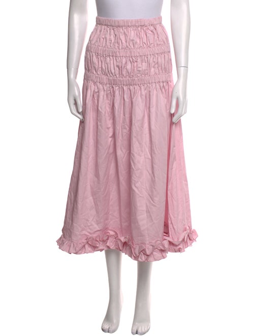 Renaissance Renaissance Ruffle Embellishment Midi Length Skirt