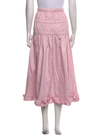 Renaissance Renaissance Ruffle Embellishment Midi Length Skirt