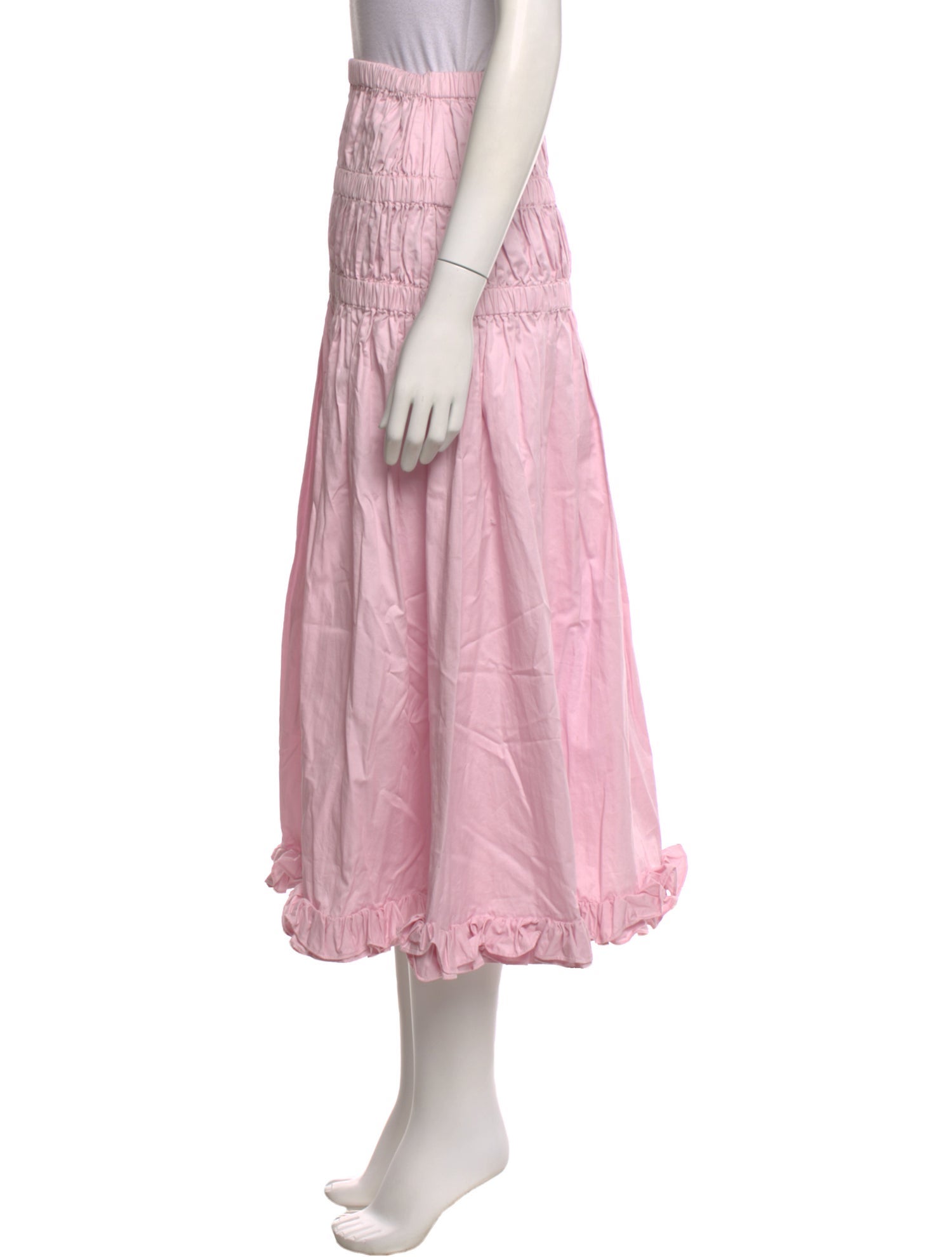 Renaissance Renaissance Ruffle Embellishment Midi Length Skirt