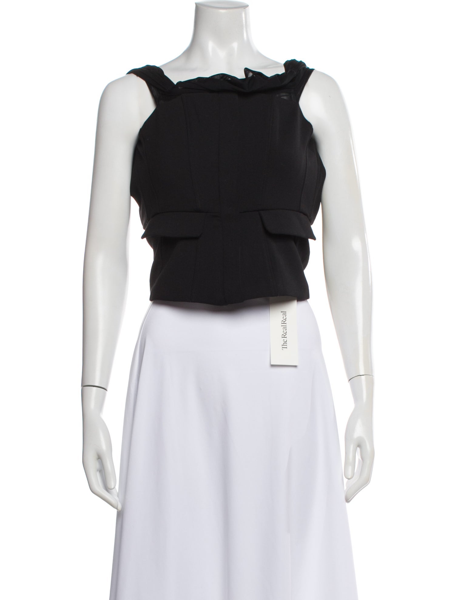 Renaissance Renaissance Square Neckline Sleeveless Blouse