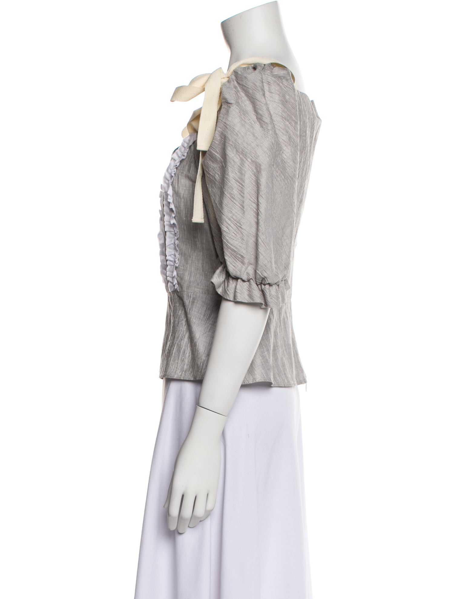 Rentrayage Plaid Print Square Neckline Crop Top w/ Tags