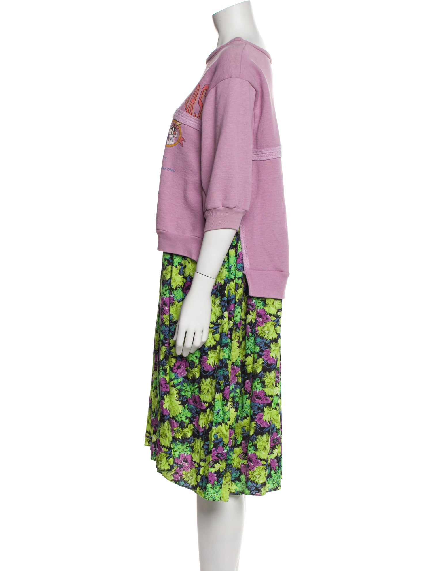 Rentrayage Graphic Print Midi Length Dress w/ Tags