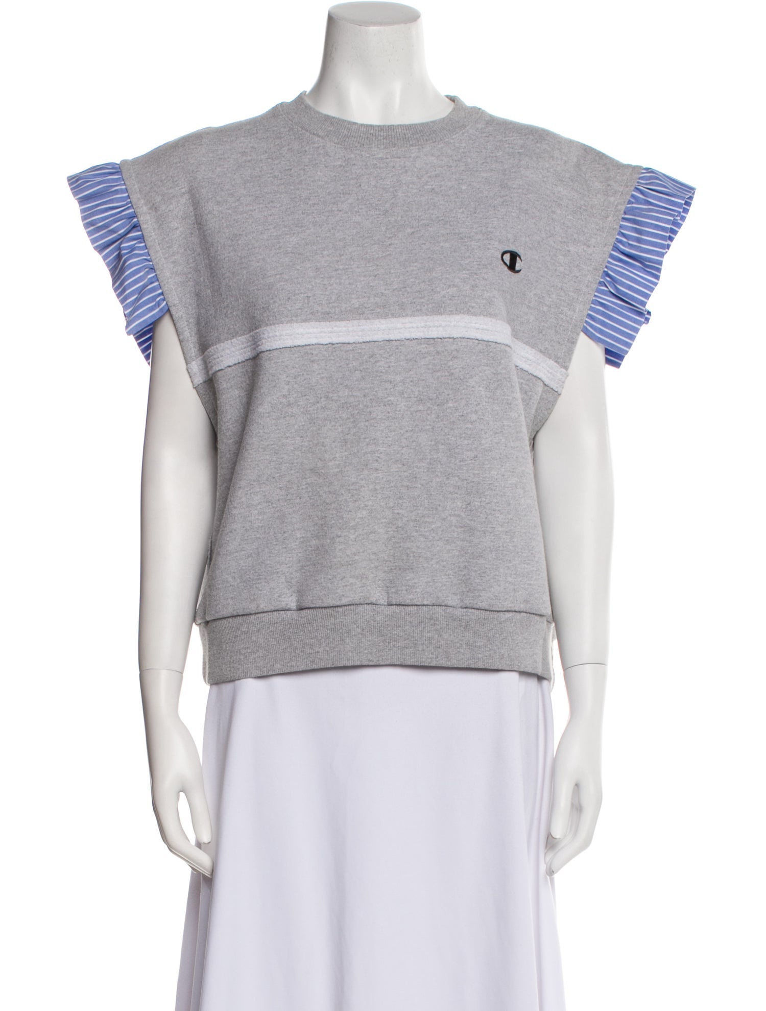 Rentrayage Colorblock Pattern Crew Neck Sweatshirt w/ Tags