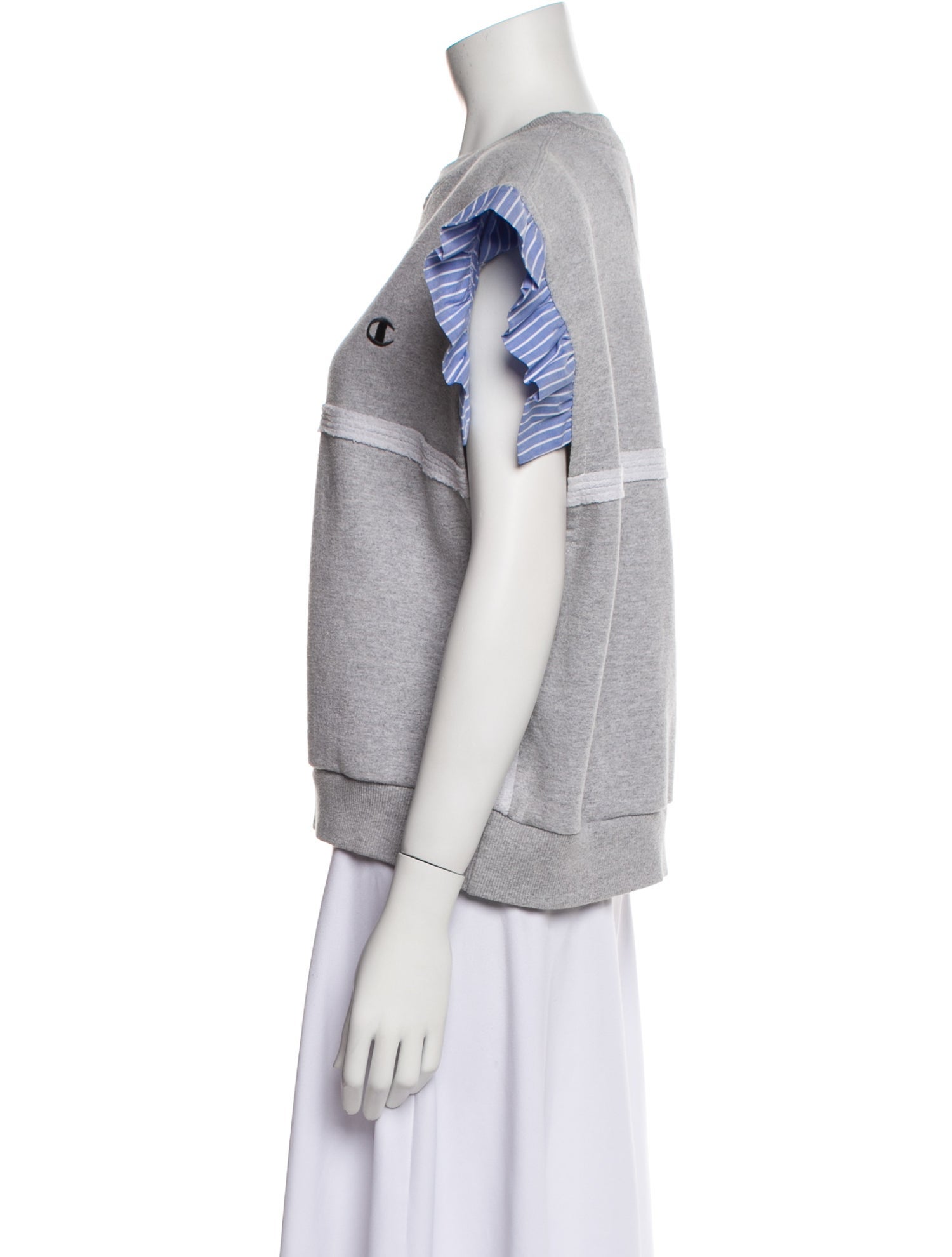 Rentrayage Colorblock Pattern Crew Neck Sweatshirt w/ Tags