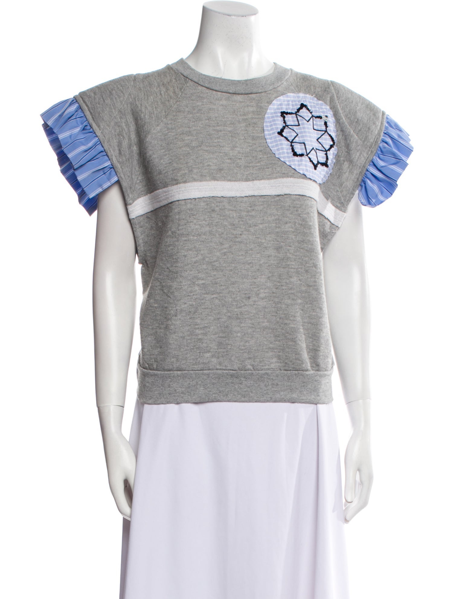 Rentrayage Graphic Print Crew Neck Sweatshirt