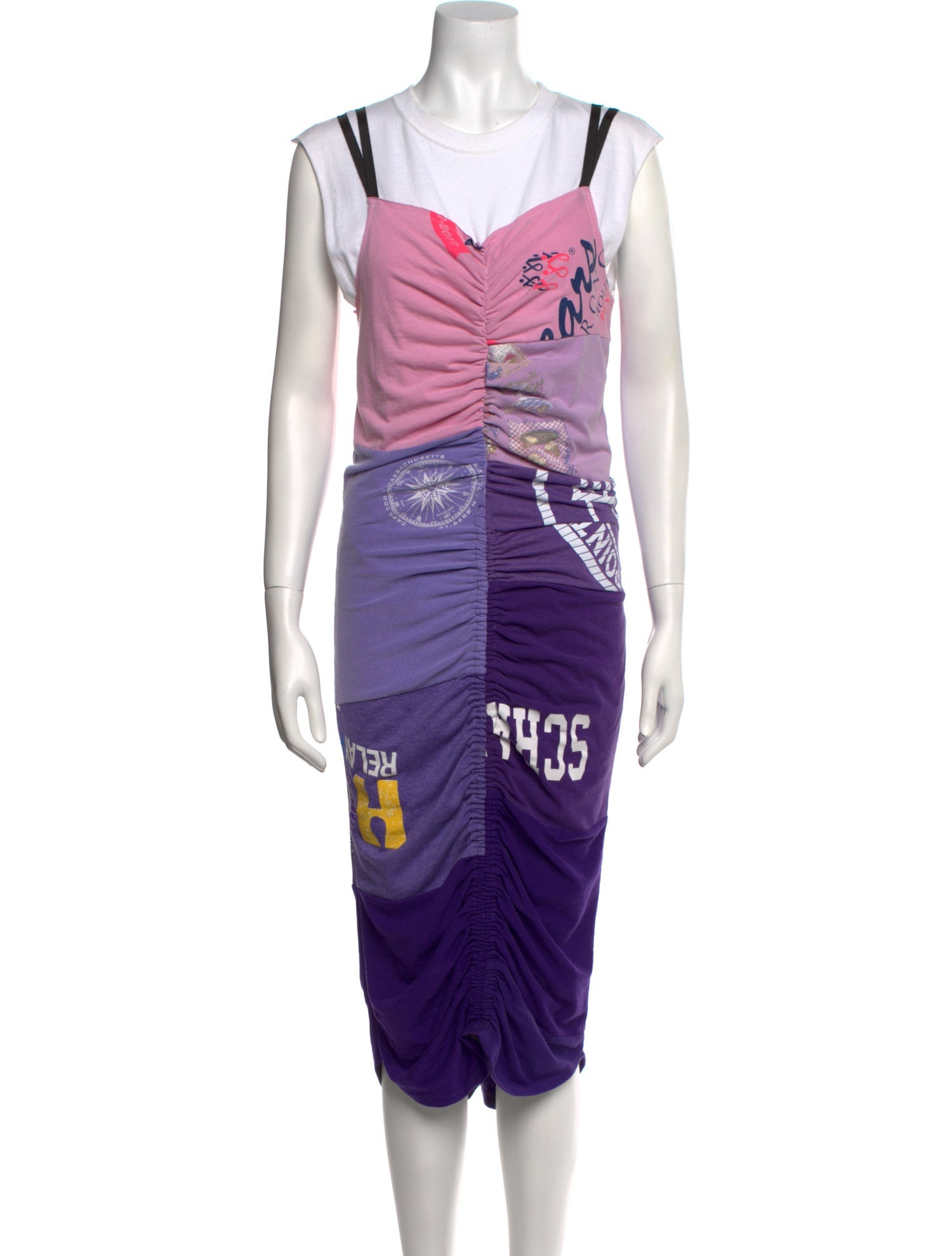 Rentrayage Graphic Print Midi Length Dress