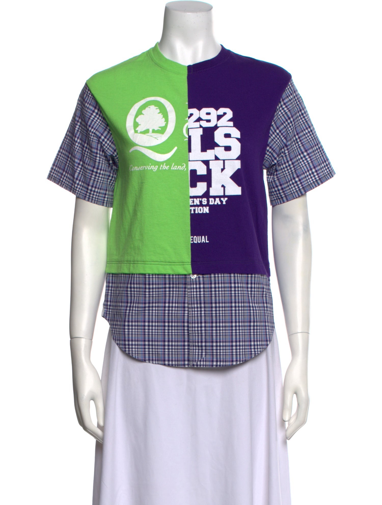 Rentrayage Printed Crew Neck T-Shirt