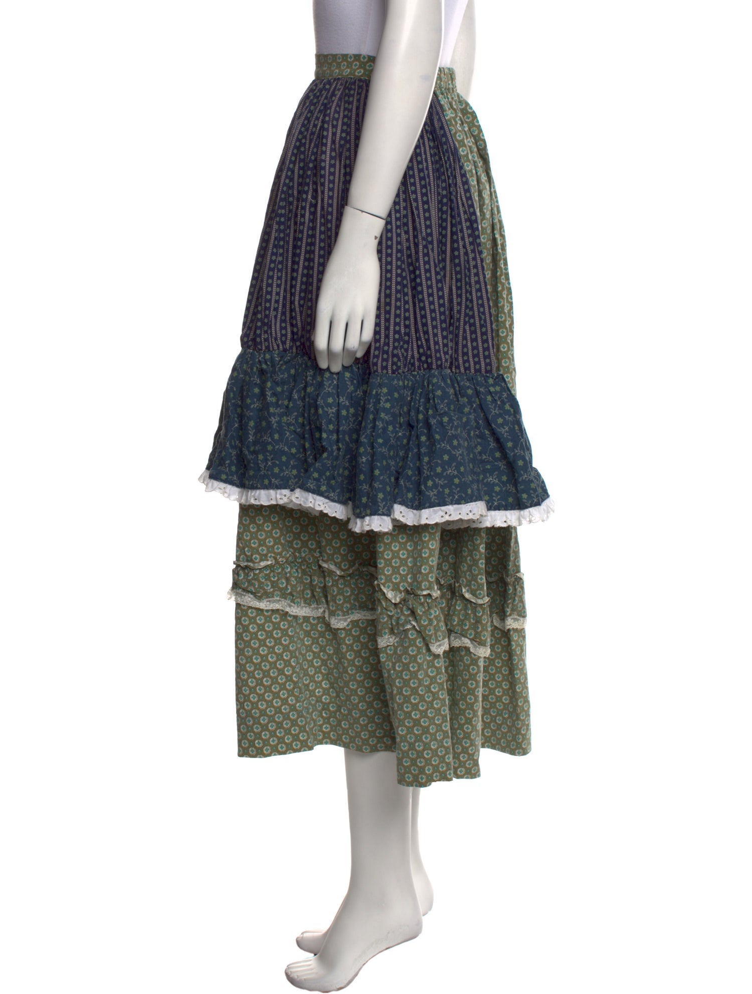 Rentrayage Printed Midi Length Skirt