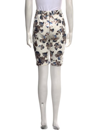 Rentrayage Floral Print Mini Shorts