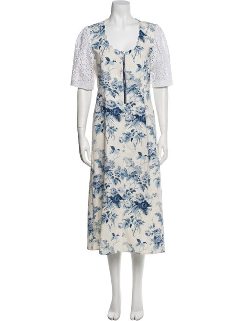 Rentrayage Floral Print Long Dress