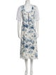Rentrayage Floral Print Long Dress