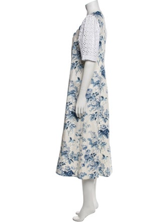 Rentrayage Floral Print Long Dress