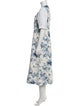 Rentrayage Floral Print Long Dress