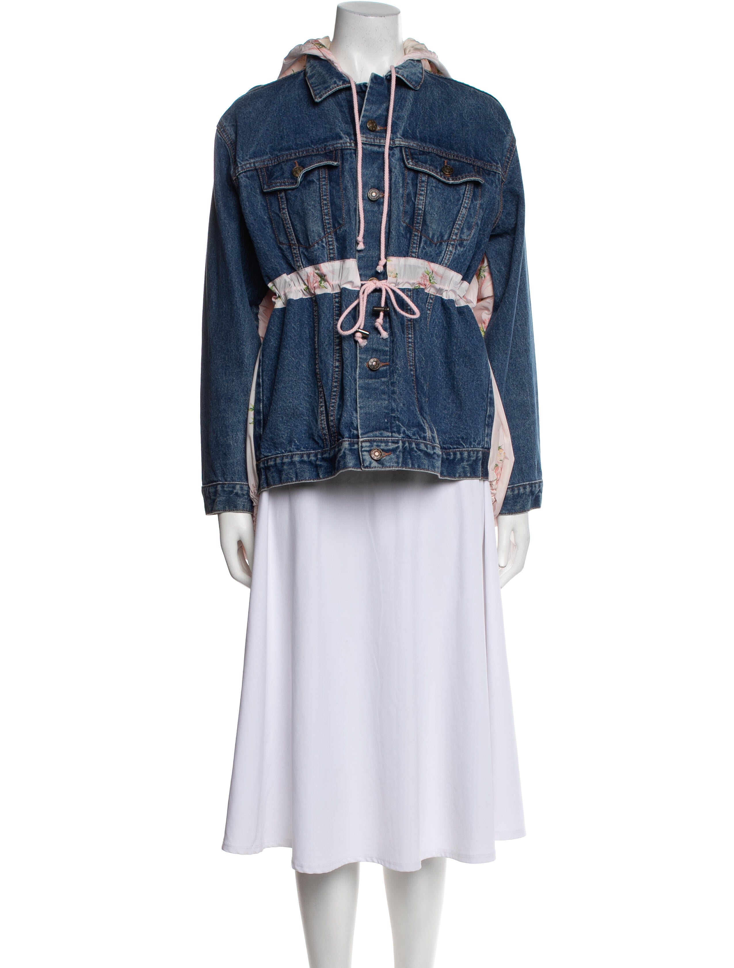 Rentrayage Printed Denim Jacket