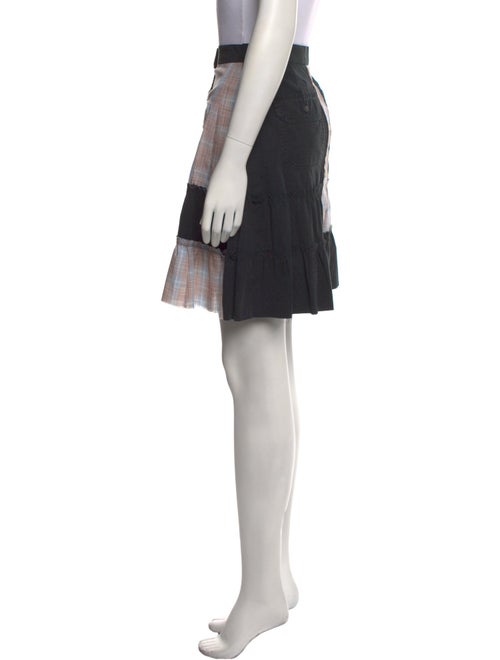 Rentrayage Plaid Print Mini Skirt