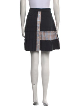 Rentrayage Plaid Print Mini Skirt