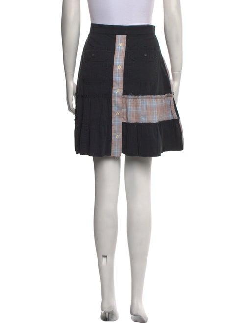 Rentrayage Plaid Print Mini Skirt