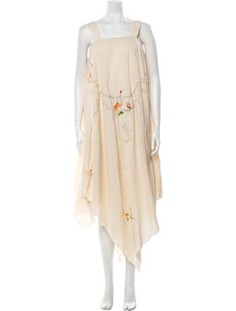 Rentrayage Floral Print Long Dress