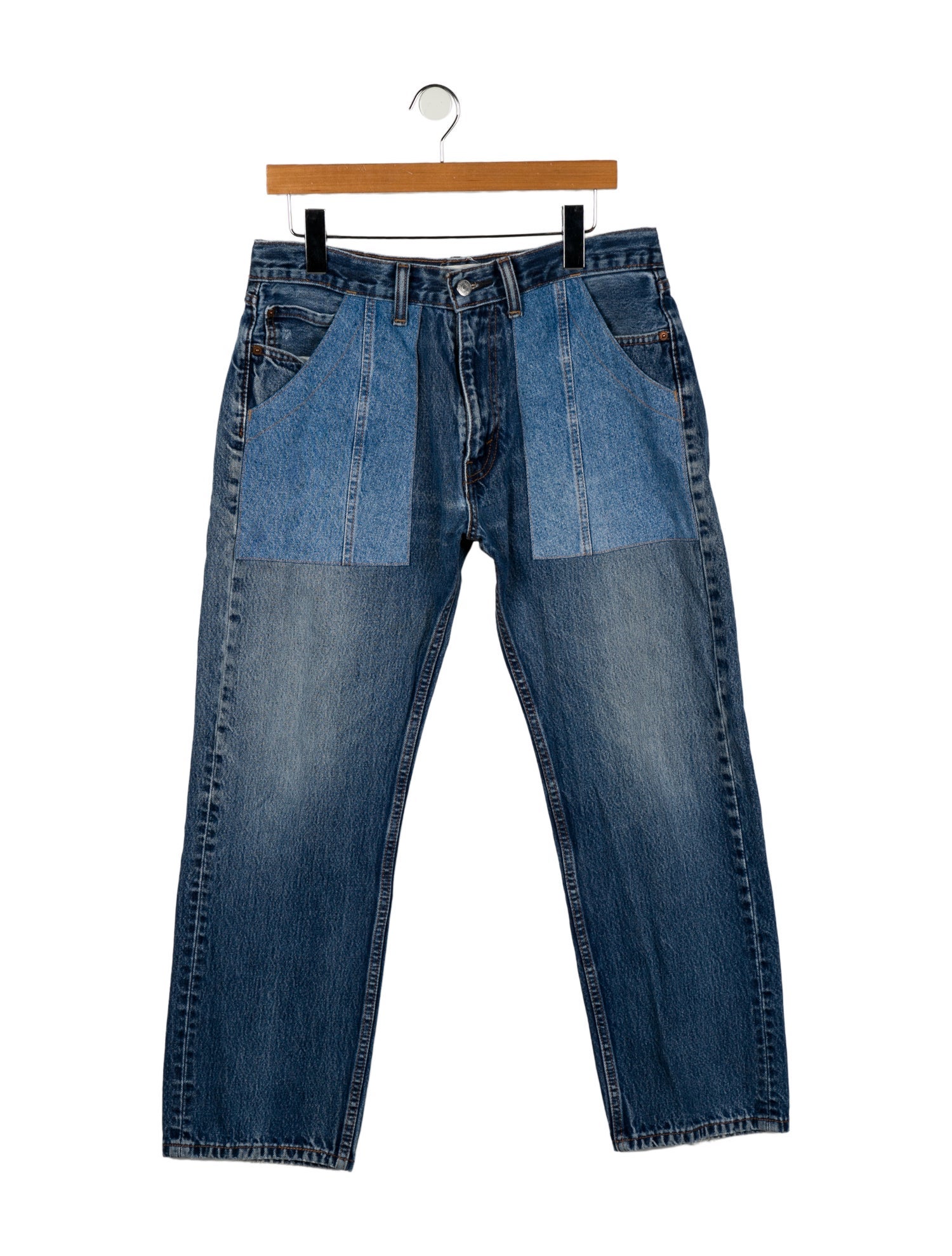 Rentrayage High-Rise Straight Leg Jeans