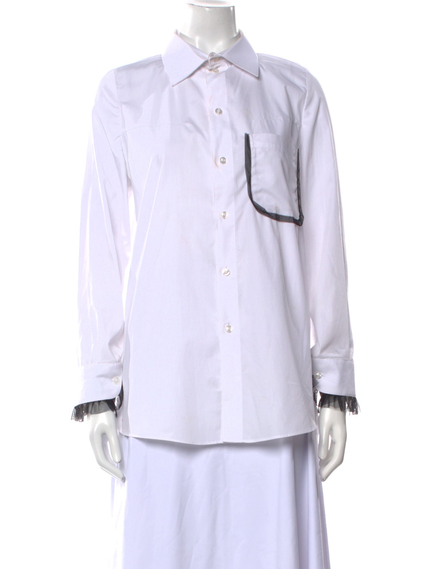Rentrayage Long Sleeve Button-Up Top