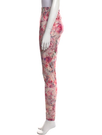 Rentrayage Floral Print Skinny Leg Pants