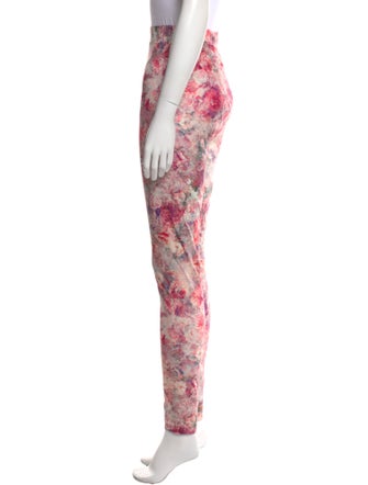 Rentrayage Floral Print Skinny Leg Pants