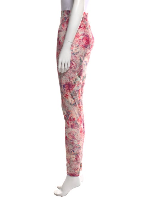 Rentrayage Floral Print Skinny Leg Pants