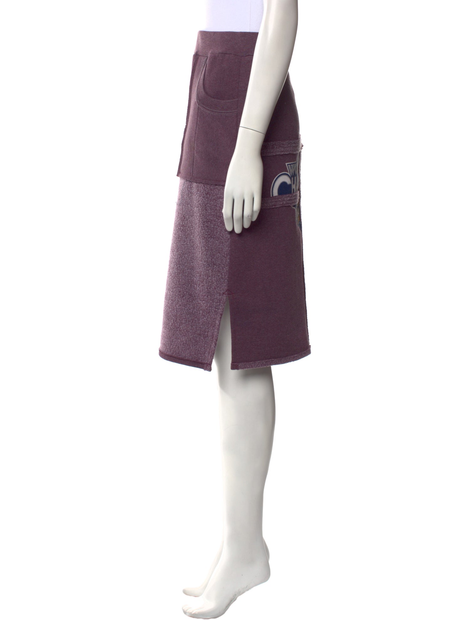 Rentrayage Graphic Print Knee-Length Skirt