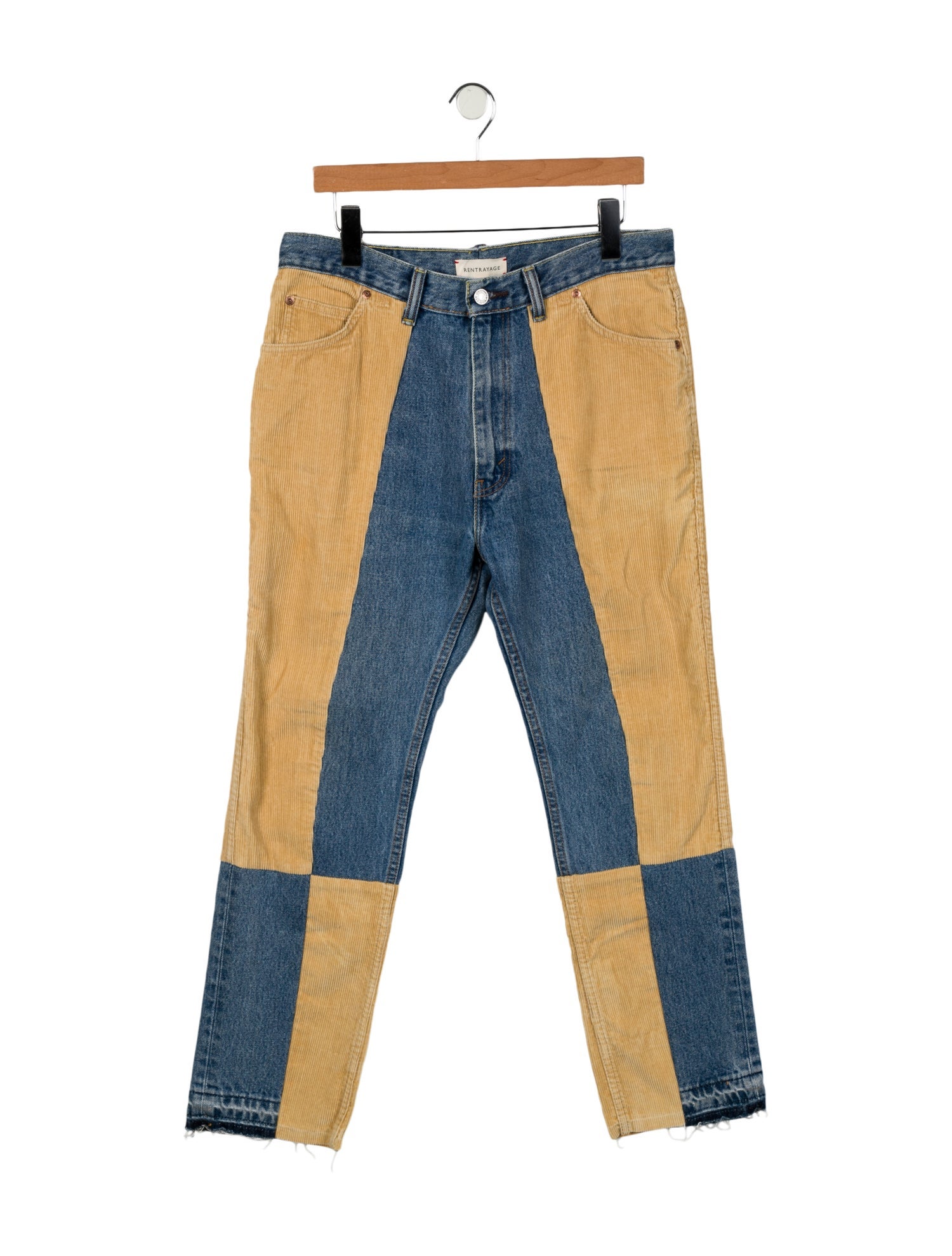 Rentrayage High-Rise Straight Leg Jeans