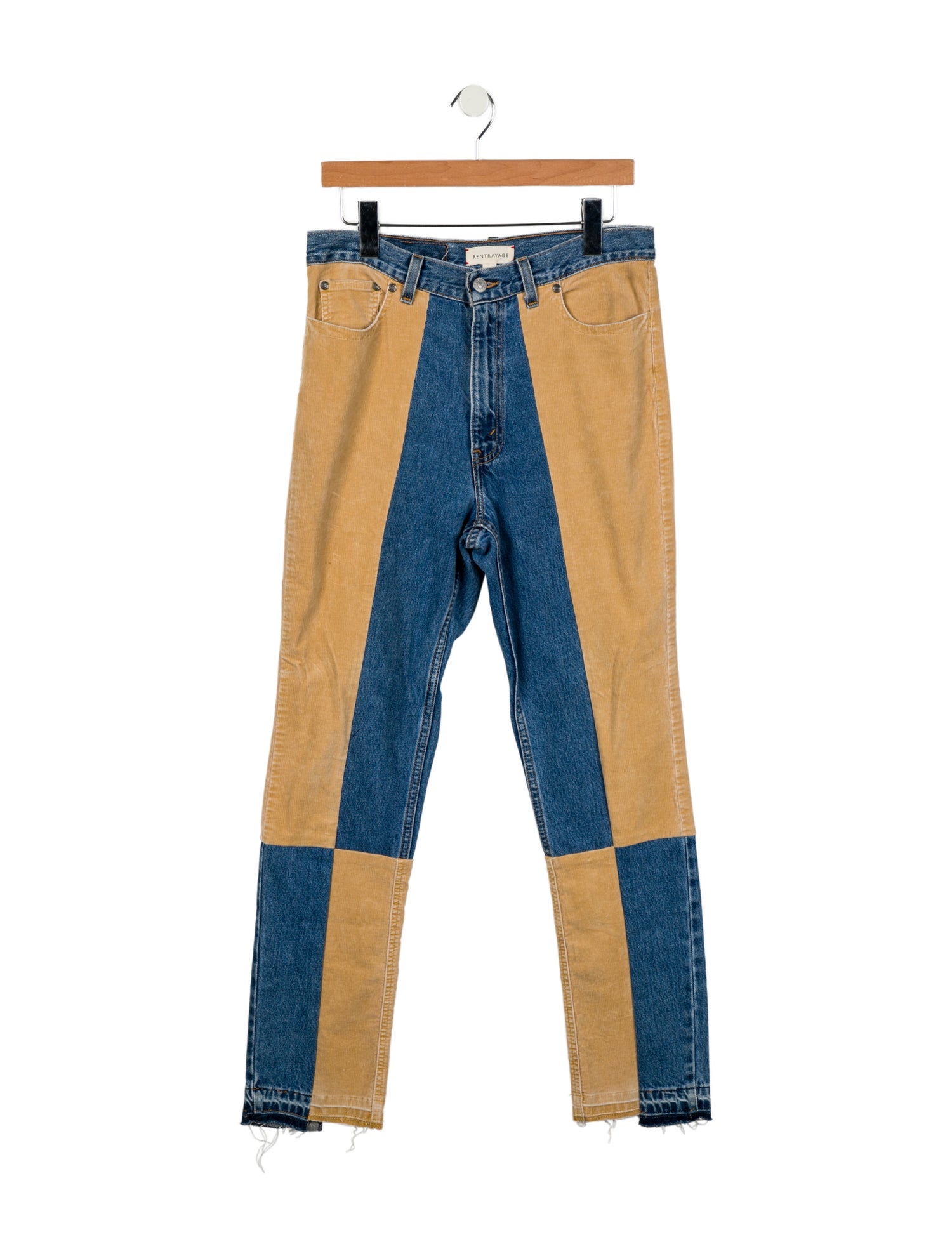 Rentrayage High-Rise Straight Leg Jeans