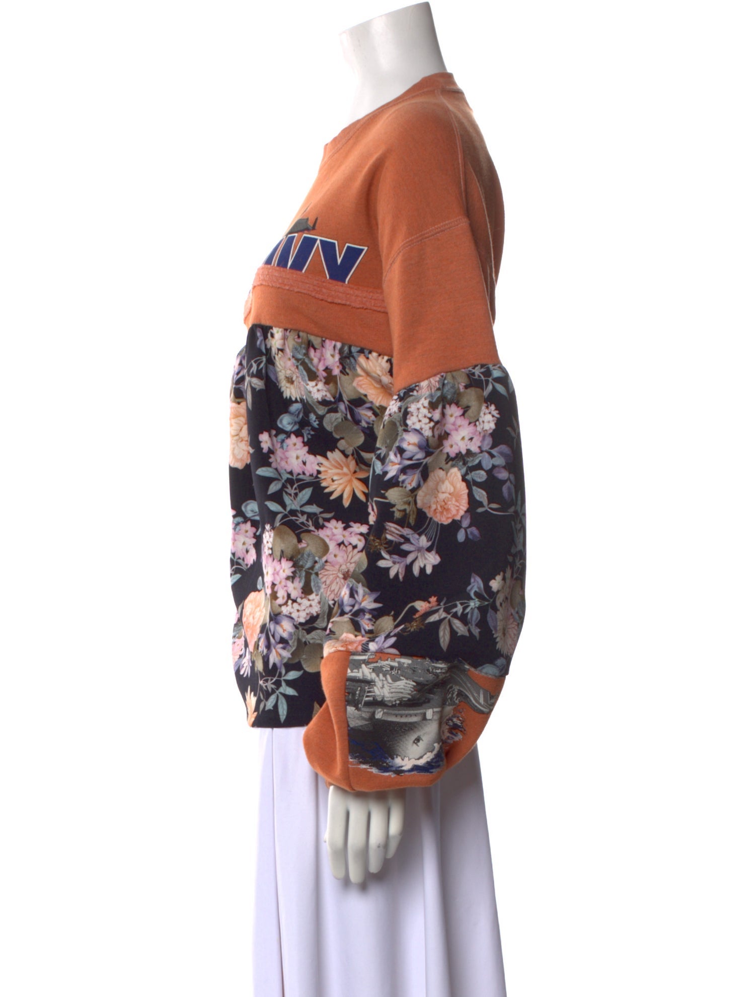 Rentrayage Graphic Print Crew Neck Sweatshirt