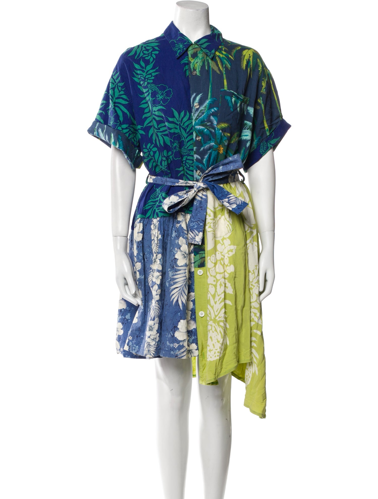 Rentrayage Printed Knee-Length Dress