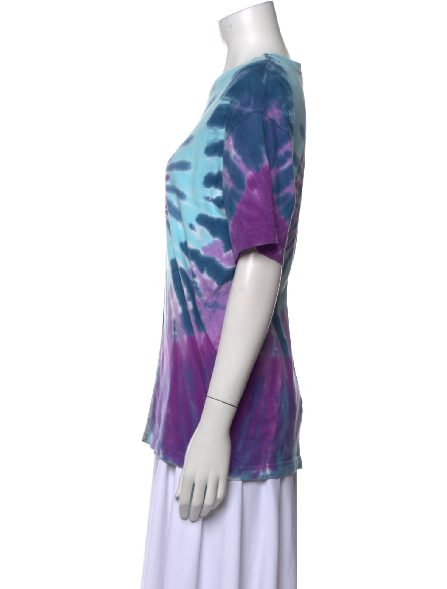 Rentrayage Tie-Dye Print Crew Neck T-Shirt