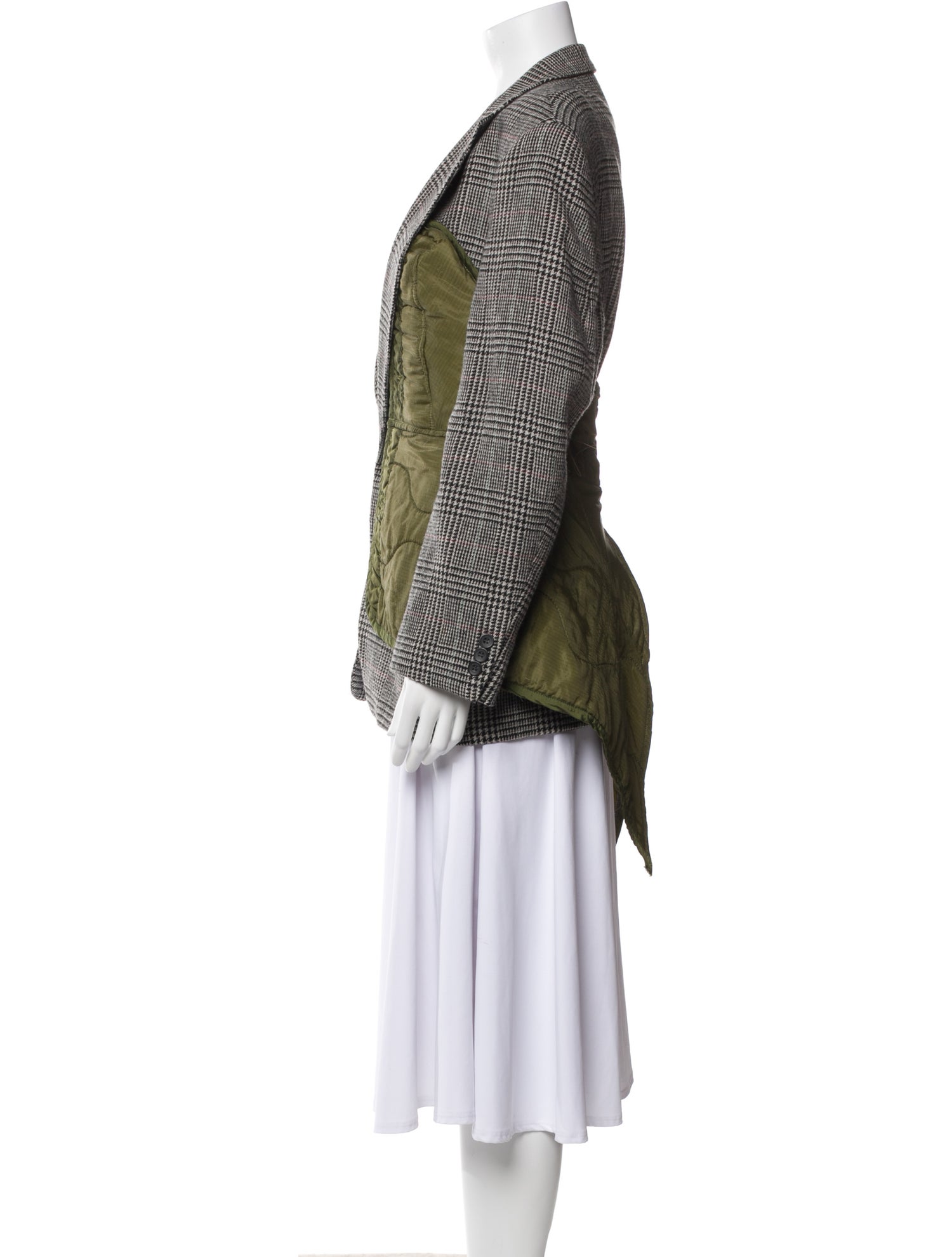 Rentrayage Plaid Print Blazer