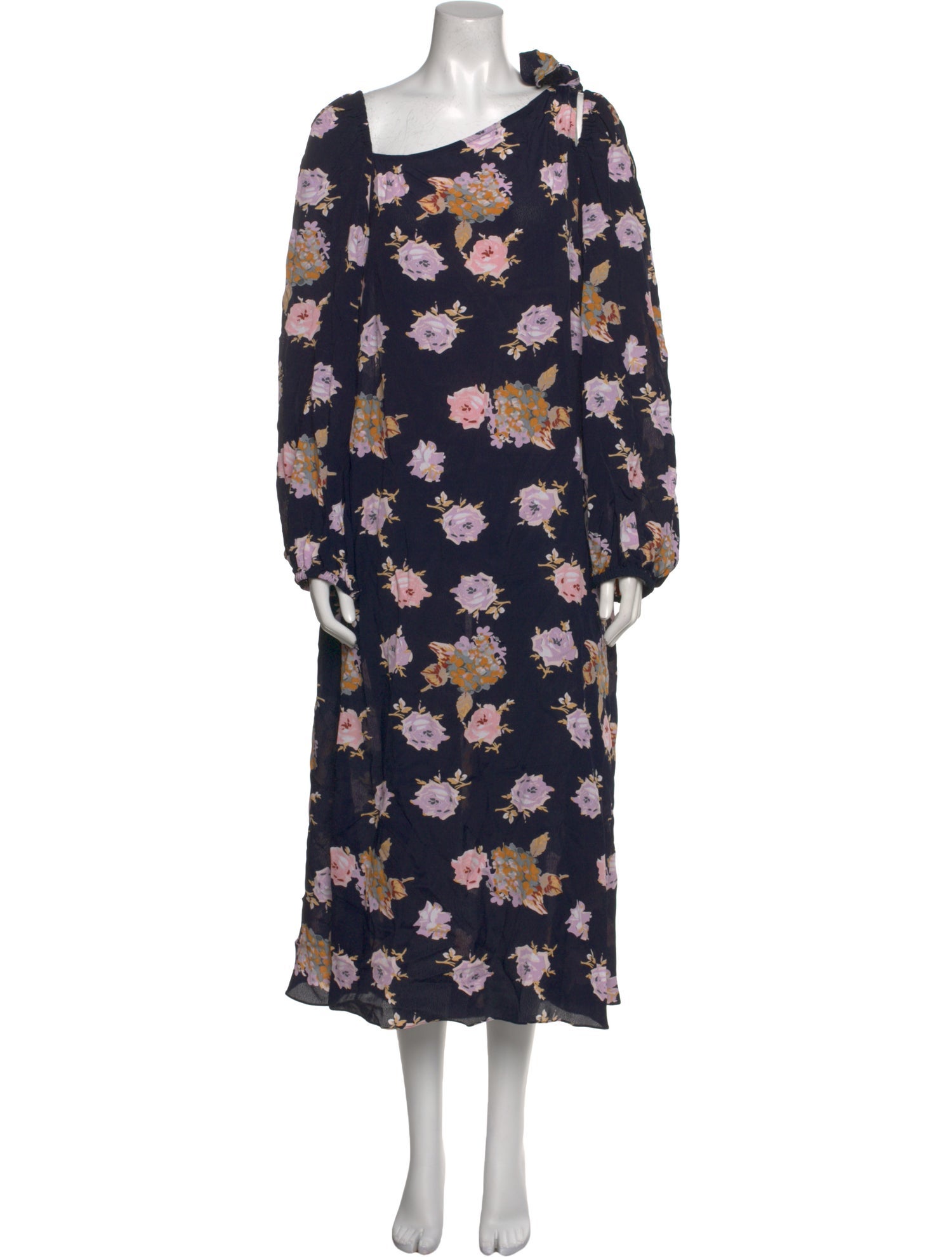 Rentrayage Floral Print Long Dress