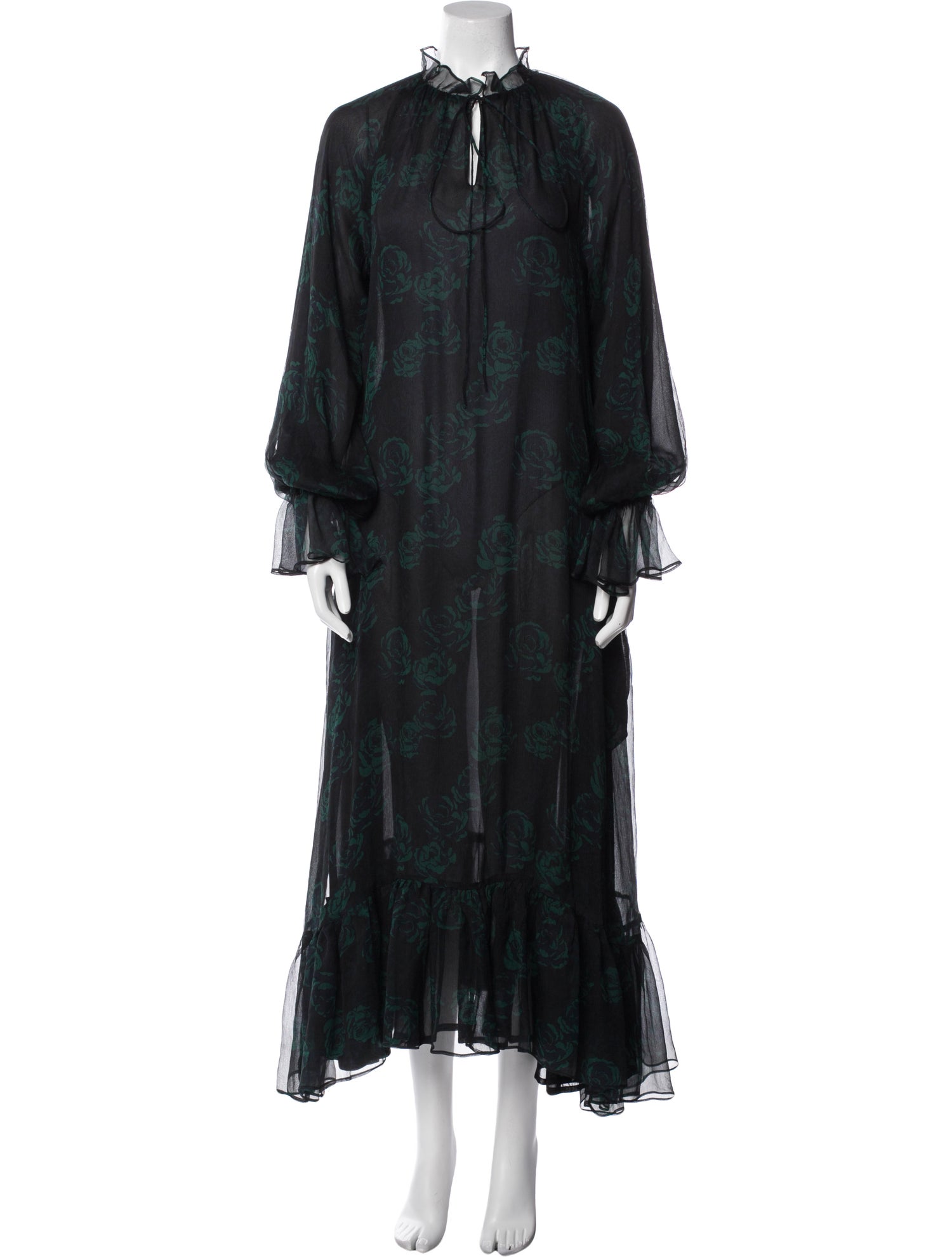 Rentrayage Floral Print Long Dress w/ Tags