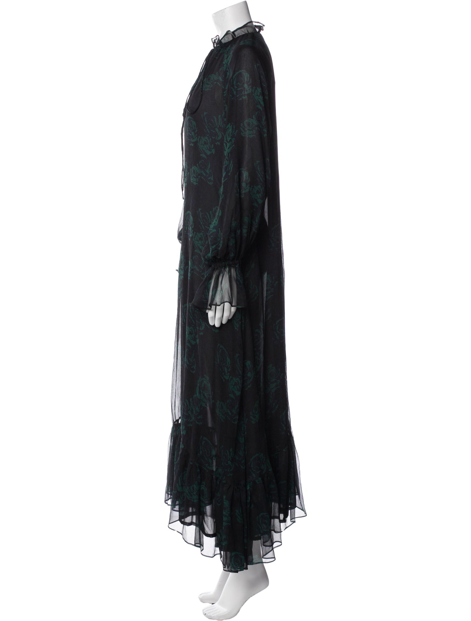 Rentrayage Floral Print Long Dress w/ Tags