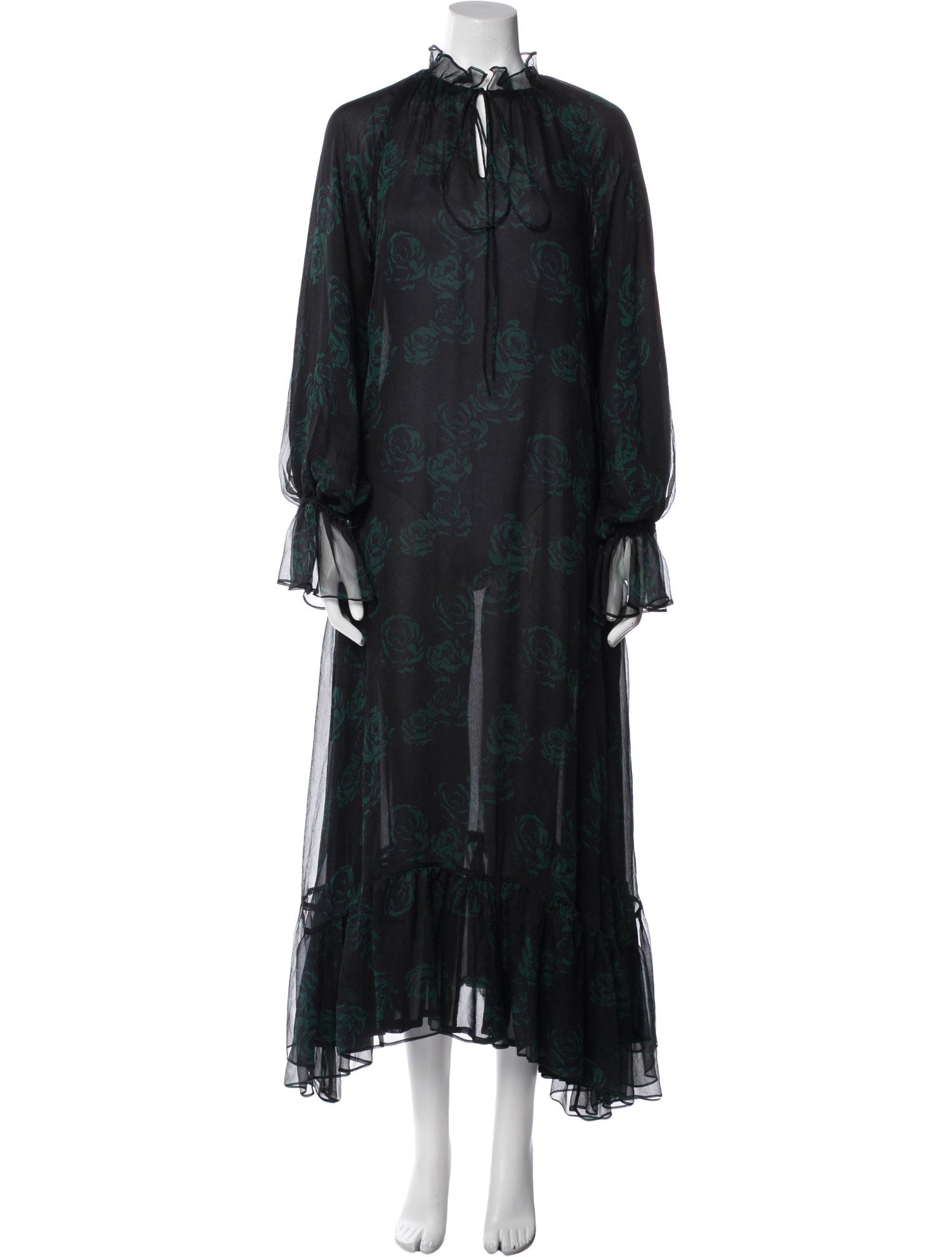 Rentrayage Floral Print Long Dress