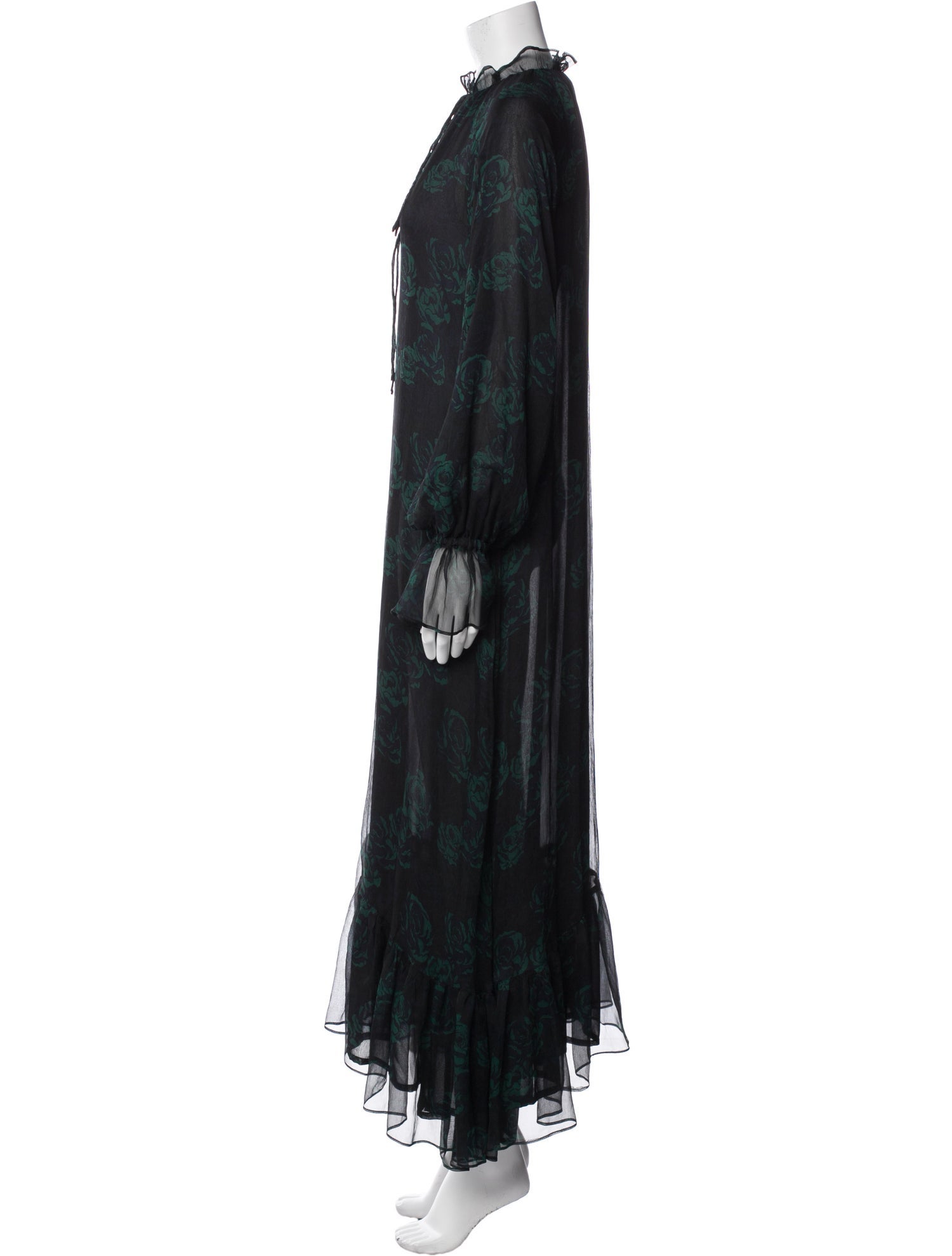 Rentrayage Floral Print Long Dress