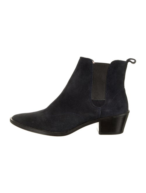 Repetto Suede Chelsea Boots Blue